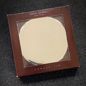 *NIB*HENRI BENDEL NEW YORK Candle Lid - Nickel Plated for 10oz candle